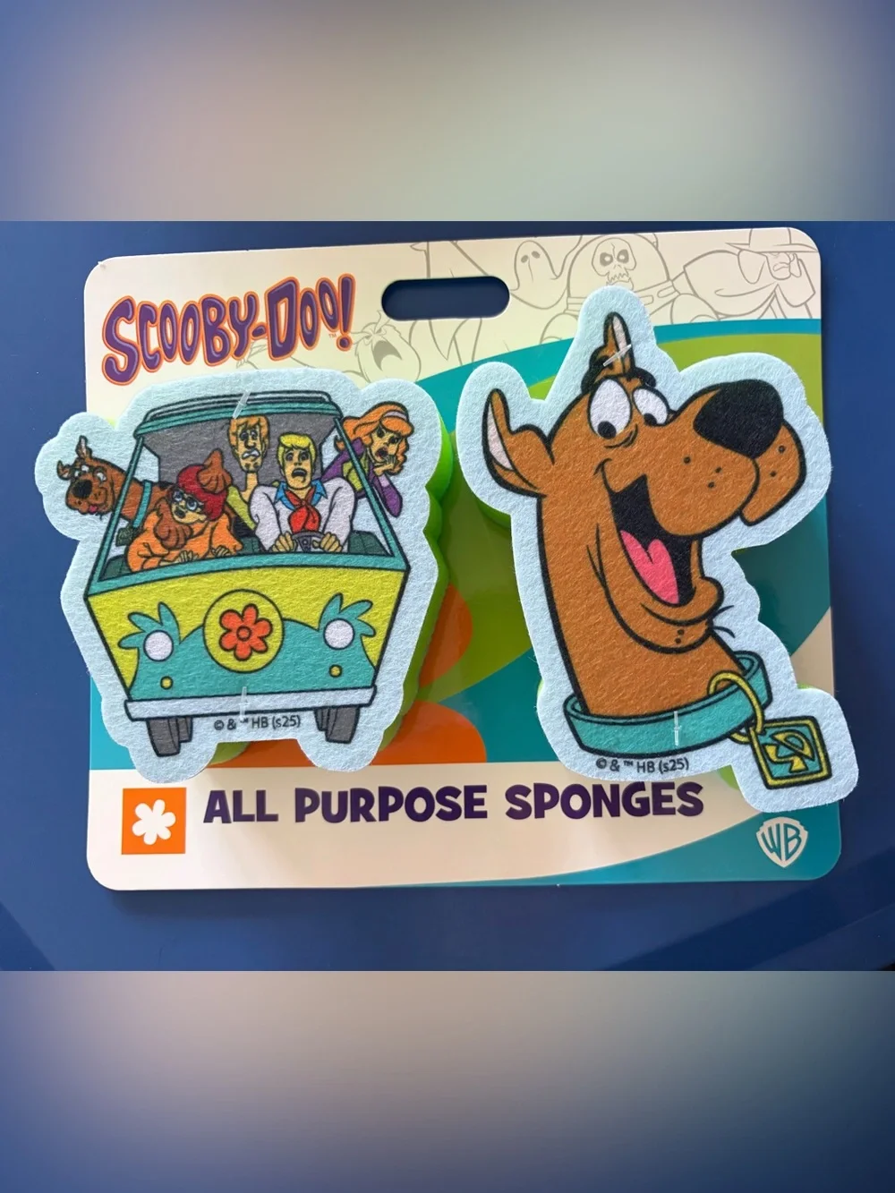 Scooby-Doo All-Purpose Sponge Set - Blue & Yellow